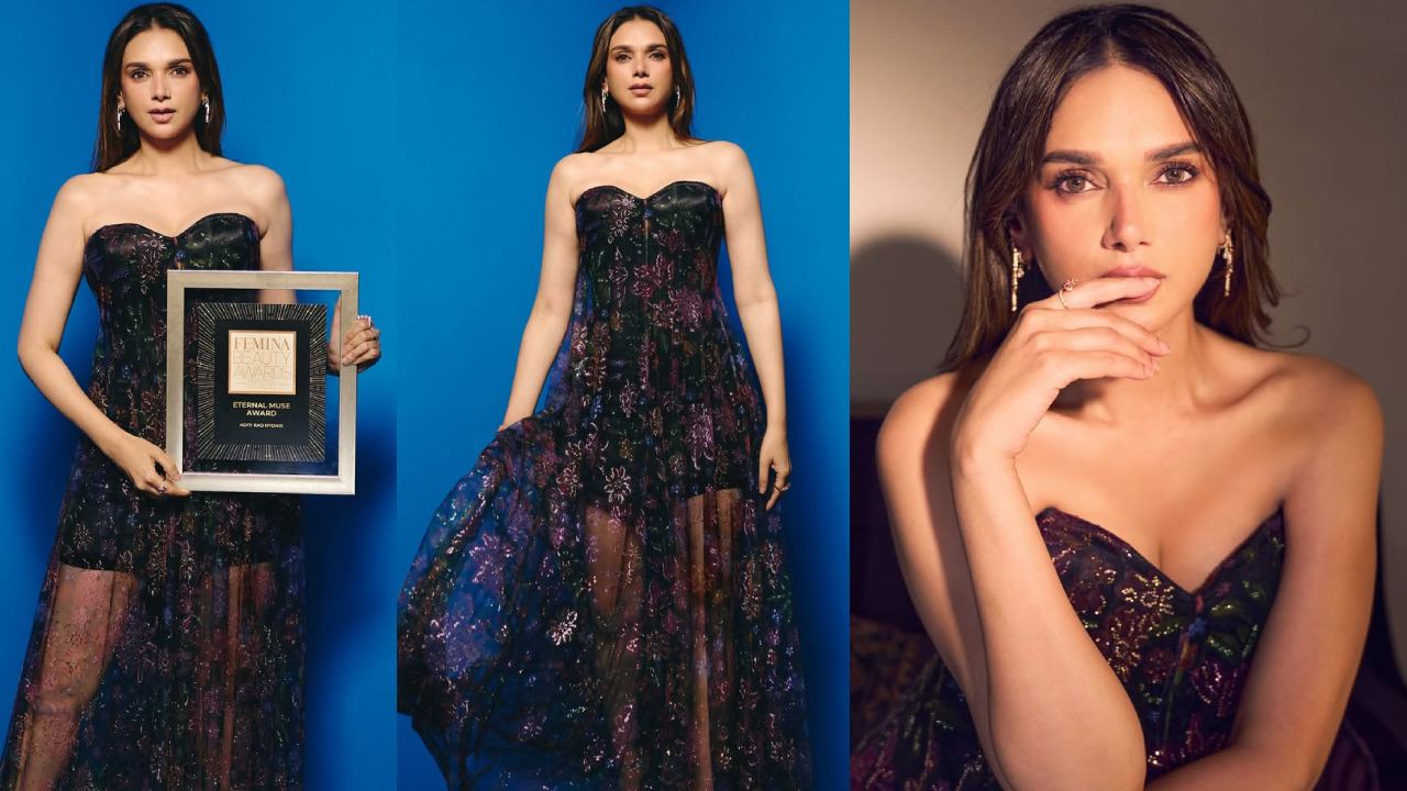 Aditi Rao Hydari: ఫెమినా అవార్డ్స్‌లో అదితి మెరుపులు.. ‘ఎటర్నల్ మ్యూజ్’గా సరికొత్త రికార్డు.. ఫోటోలు