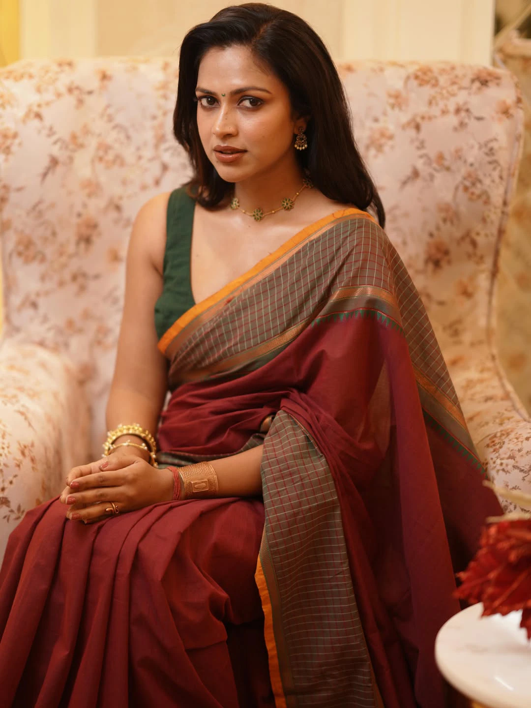 Amala Paul Stunning Looks in Saree