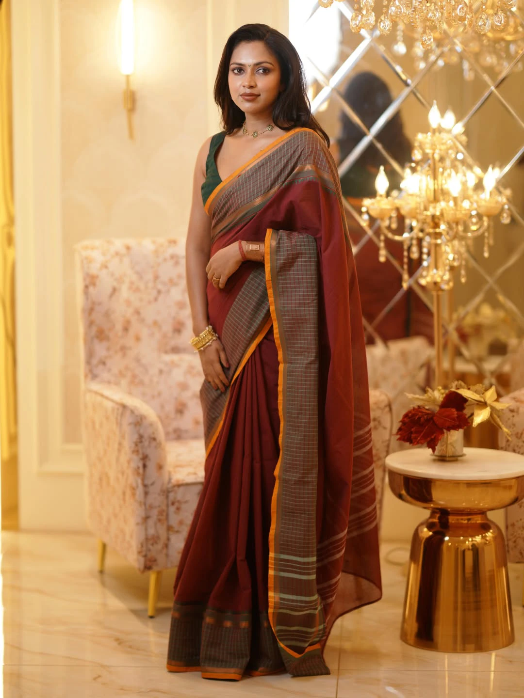 Amala Paul Stunning Looks in Saree