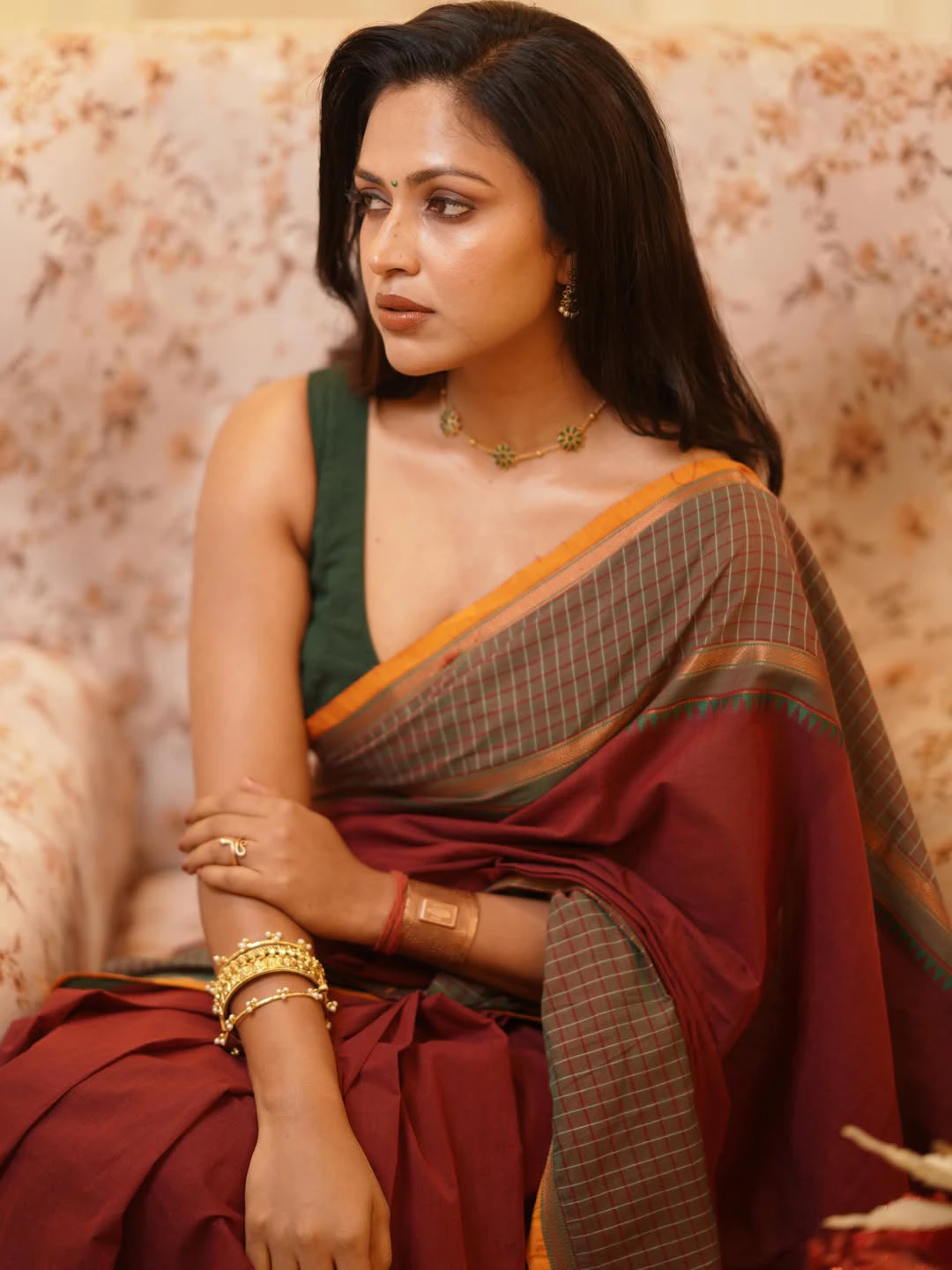 Amala Paul Stunning Looks in Saree