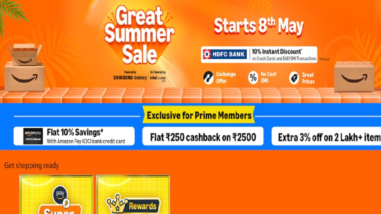 Amazon Great Summer Sale 2026 : గెట్ రెడీ.. అమెజాన్ సమ్మర్ సేల్ మళ్లీ వస్తోంది.. మే 8 నుంచే ప్రారంభం.. ఆఫర్లు, బెస్ట్ డీల్స్ ఇవే!