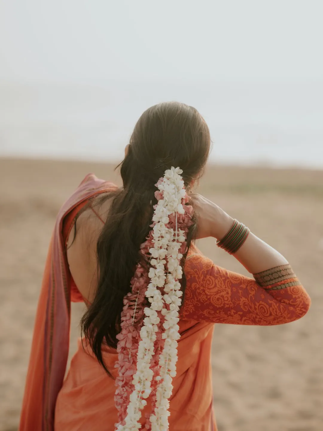 Balagam movie heroine Kavya Kalyanram crazy photos in saree