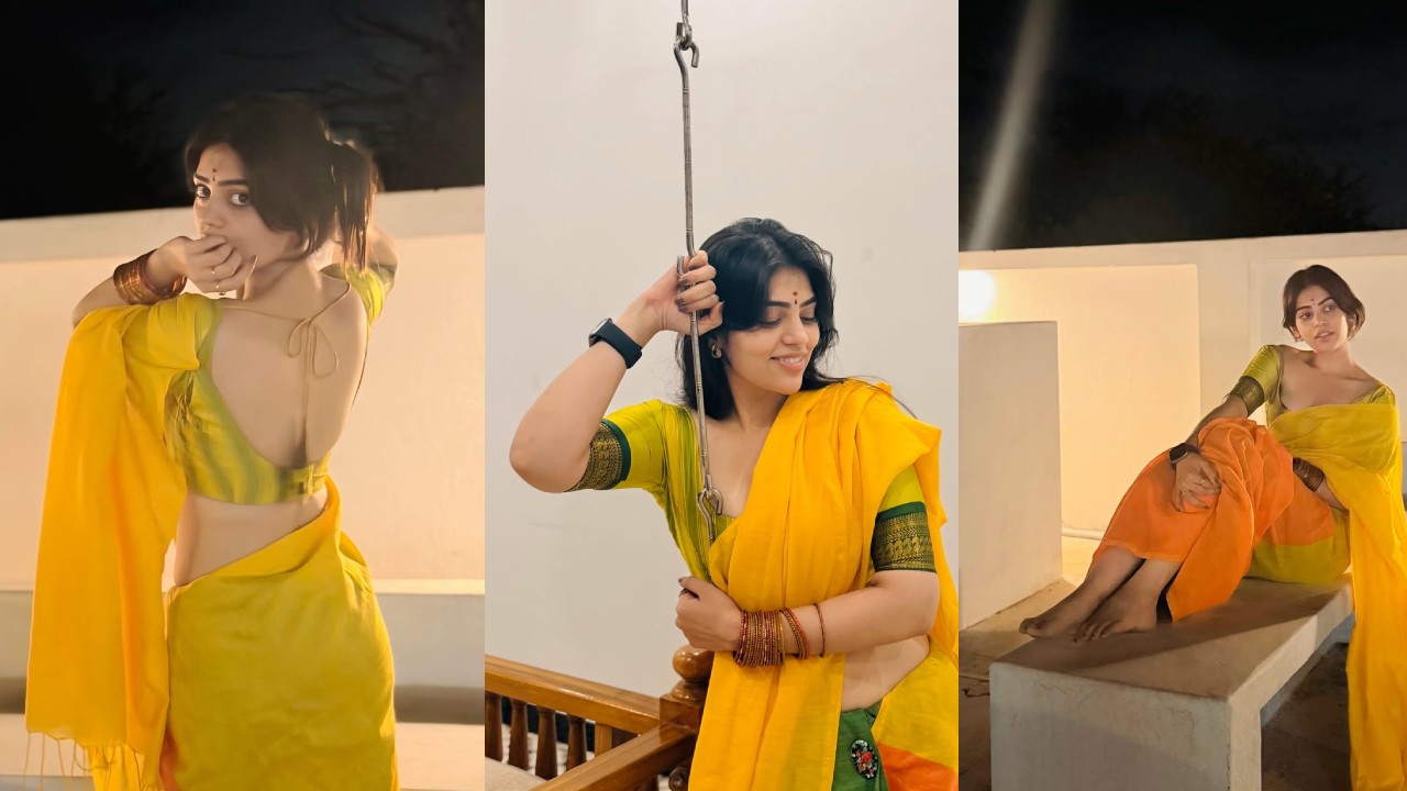 Bandhavi Sridhar : చీకటి వెలుగుల్లో మసూద భామ మెరుపులు..