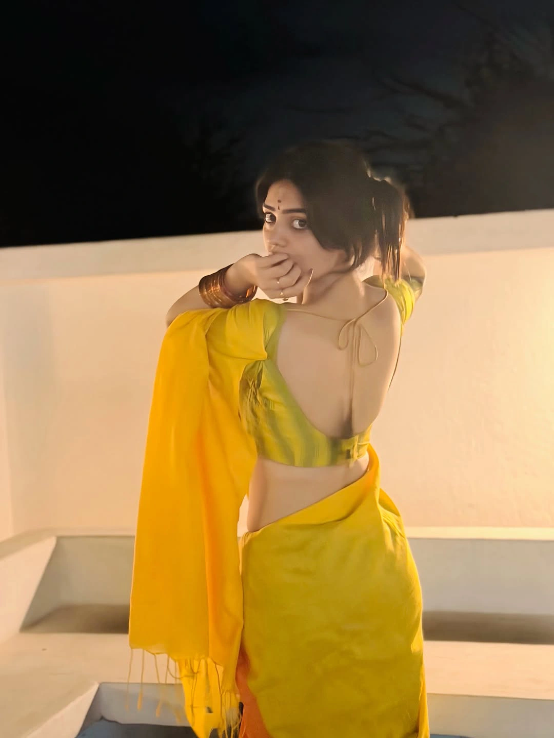 Bandhavi Sridhar Shines in Half Saree