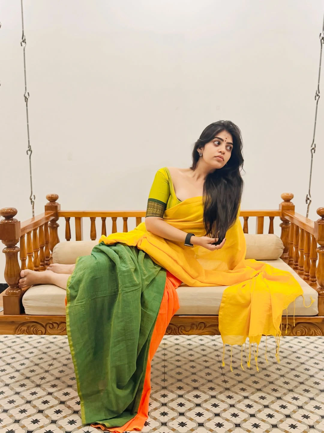 Bandhavi Sridhar Shines in Half Saree