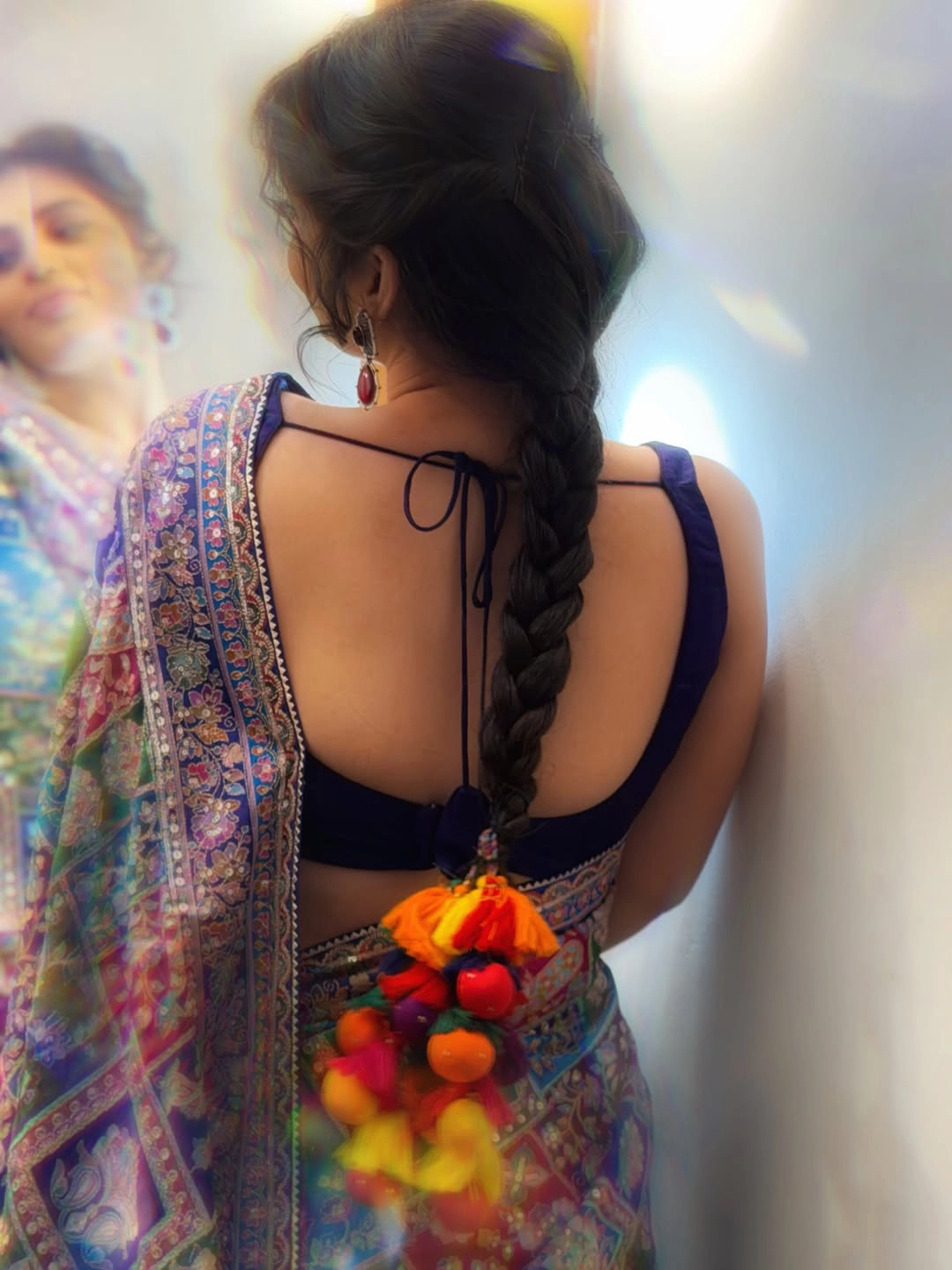 Bandhavi Sridhar Stunning Looks in Saree