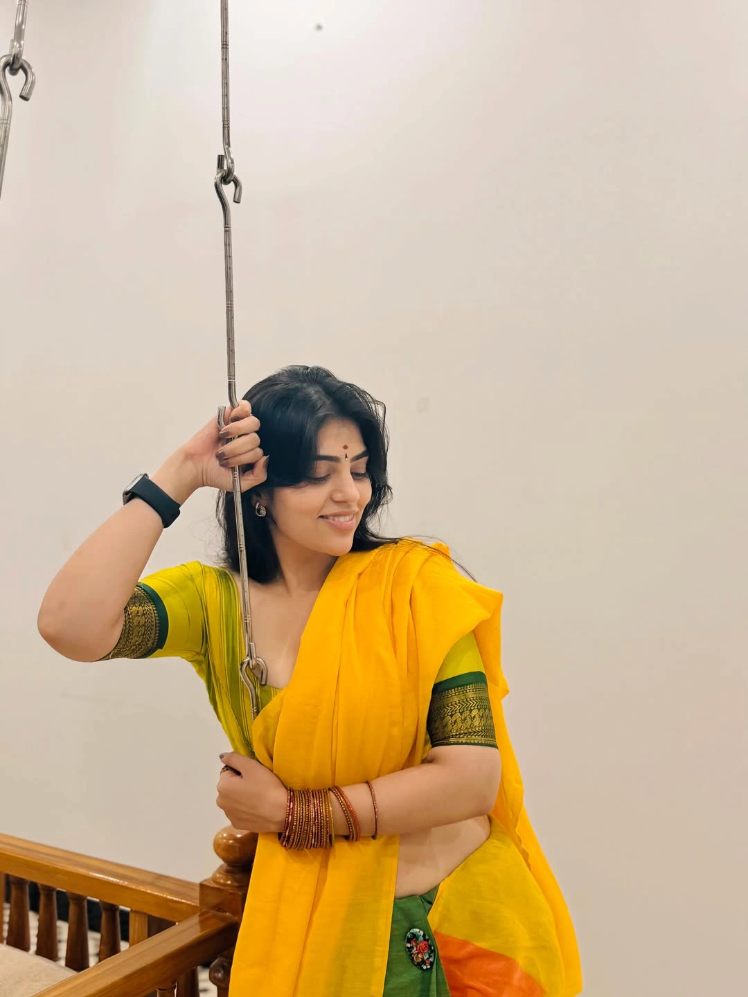 Bandhavi Sridhar Shines in Half Saree