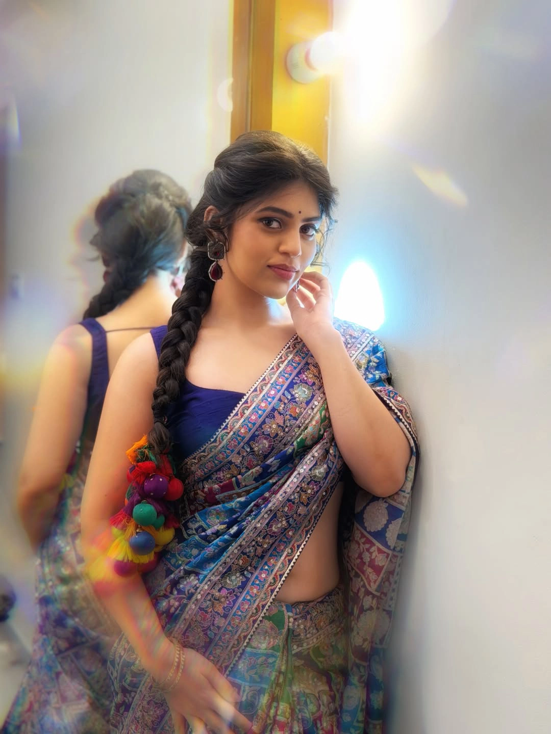 Bandhavi Sridhar Stunning Looks in Saree