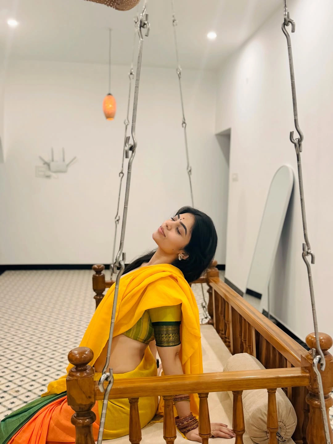 Bandhavi Sridhar Shines in Half Saree