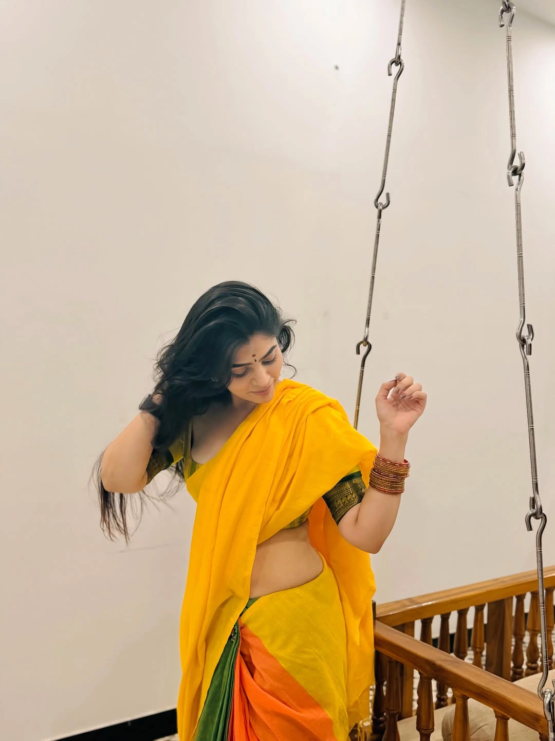 Bandhavi Sridhar Shines in Half Saree
