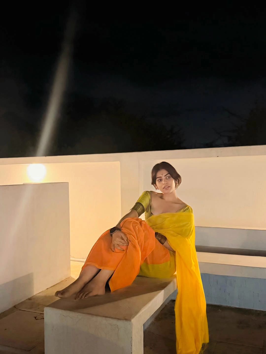 Bandhavi Sridhar Shines in Half Saree