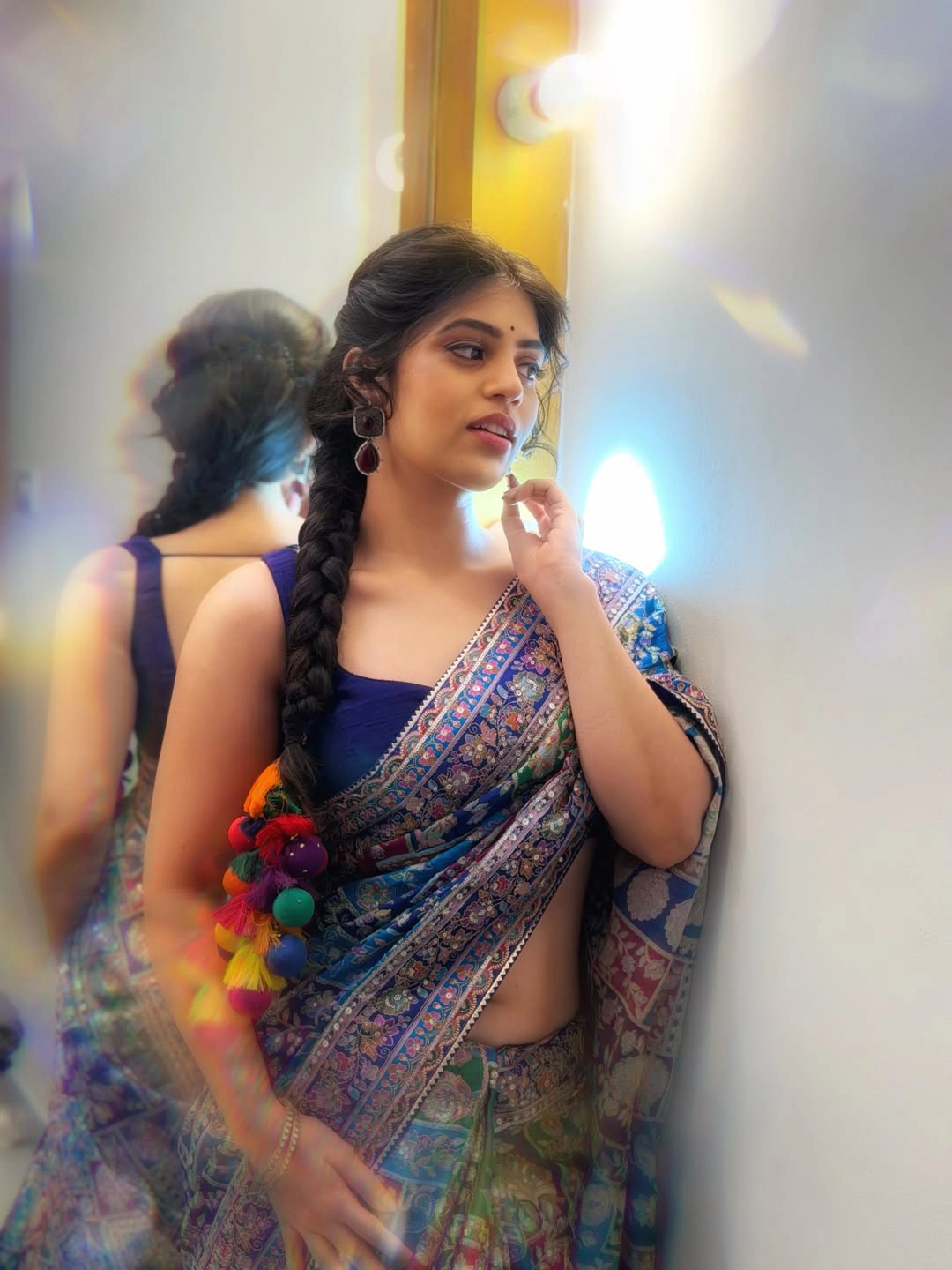 Bandhavi Sridhar Stunning Looks in Saree