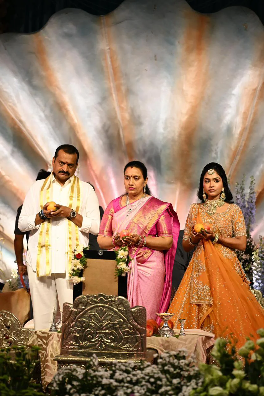 Bandla Ganesh Daughter Janani Engagement Ceremony Held Grandly