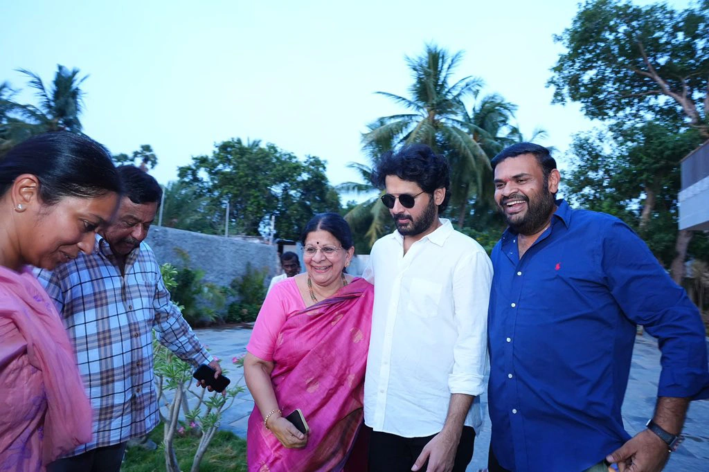 Hero Nithiin Meets TDP MLA Bojjala Sudhir Reddy