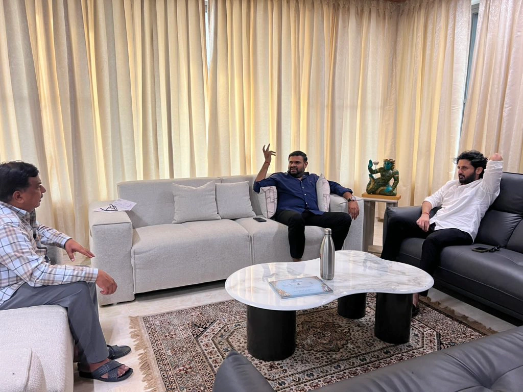 Hero Nithiin Meets TDP MLA Bojjala Sudhir Reddy