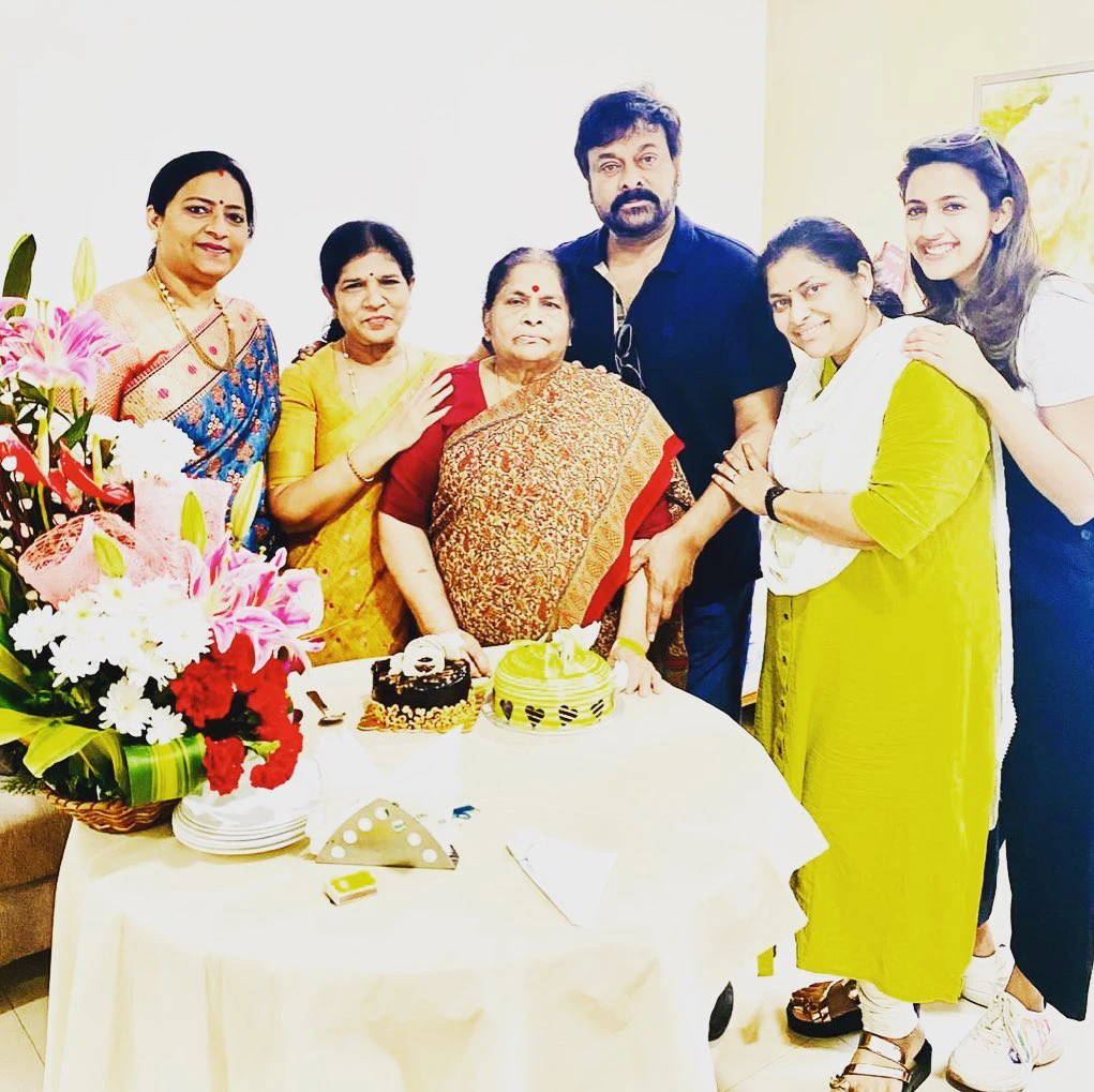 Mega Brothers with Mother Anjana Devi Mothers Day Special Photos