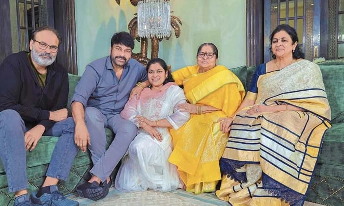 Mega Brothers with Mother Anjana Devi Mothers Day Special Photos
