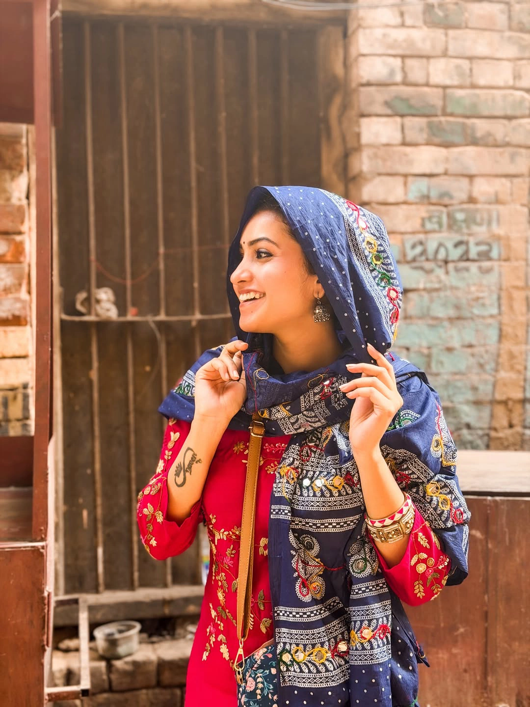Deepika Pilli Roaming in Varanasi Streets