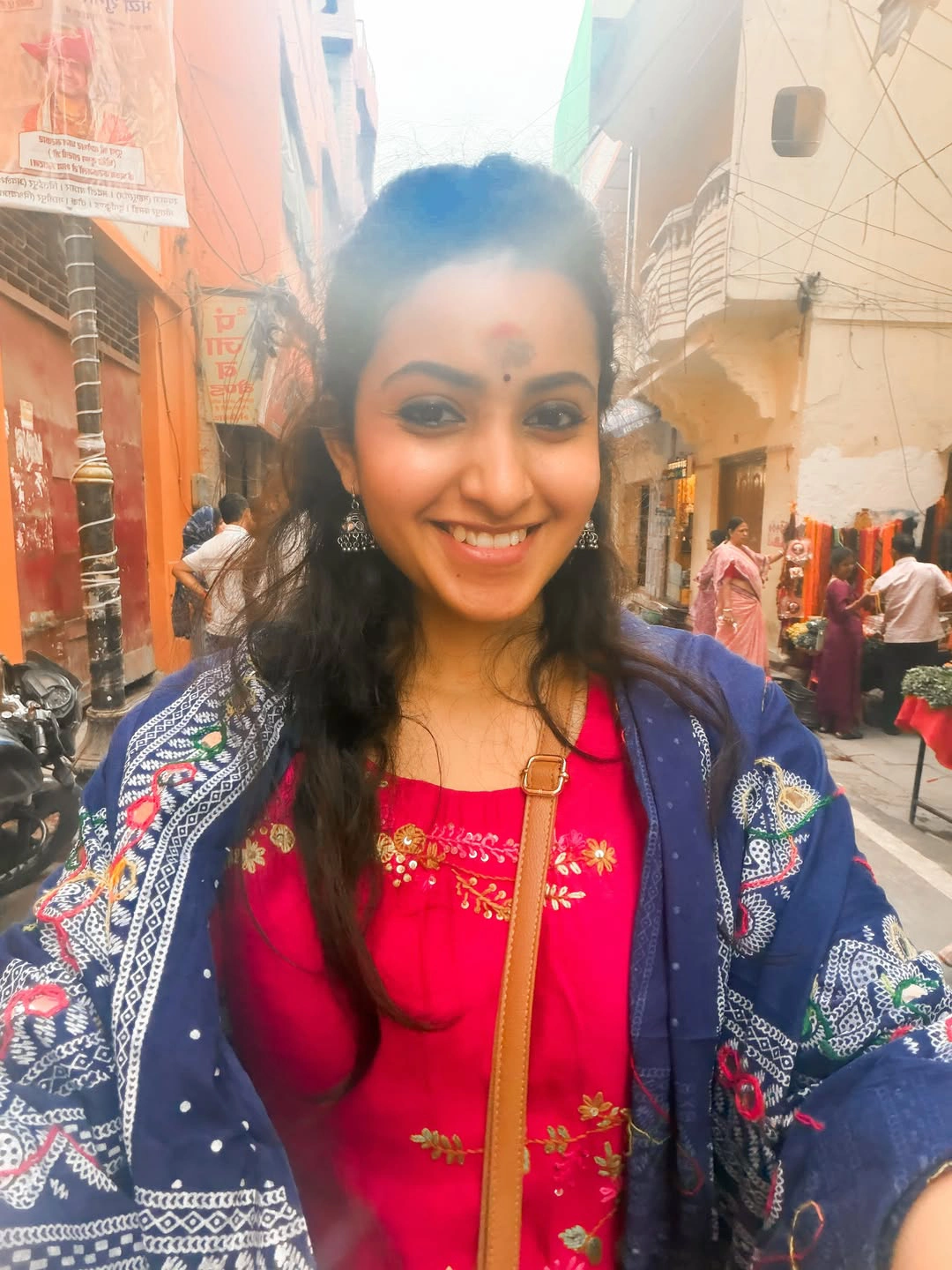 Deepika Pilli Roaming in Varanasi Streets