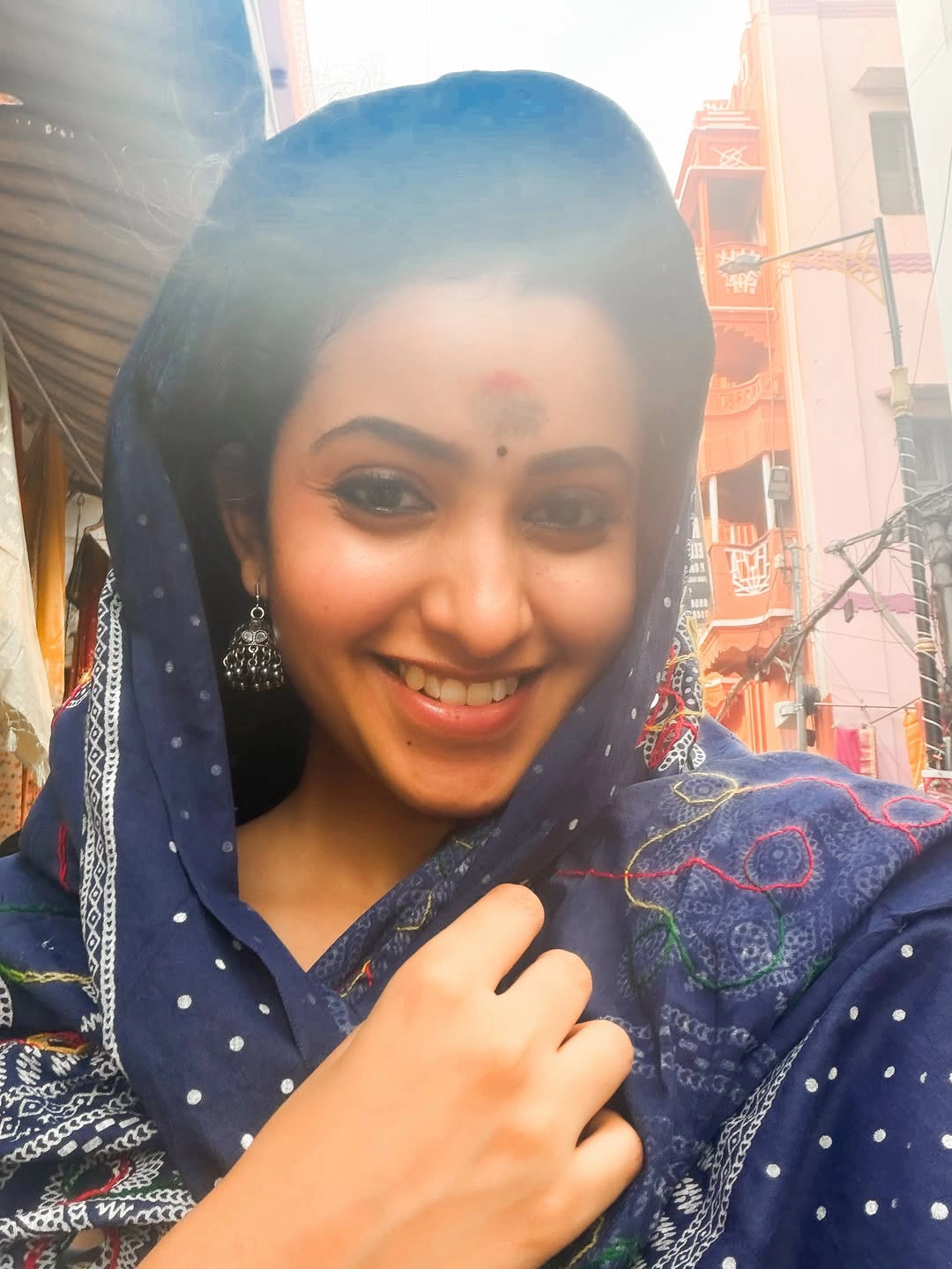 Deepika Pilli Roaming in Varanasi Streets