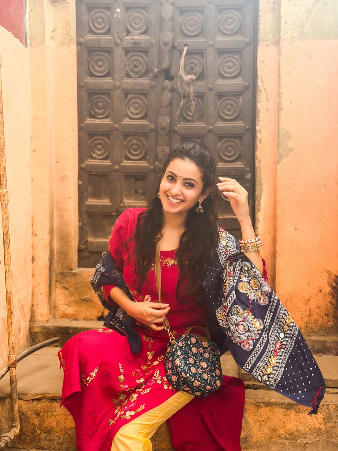 Deepika Pilli Roaming in Varanasi Streets