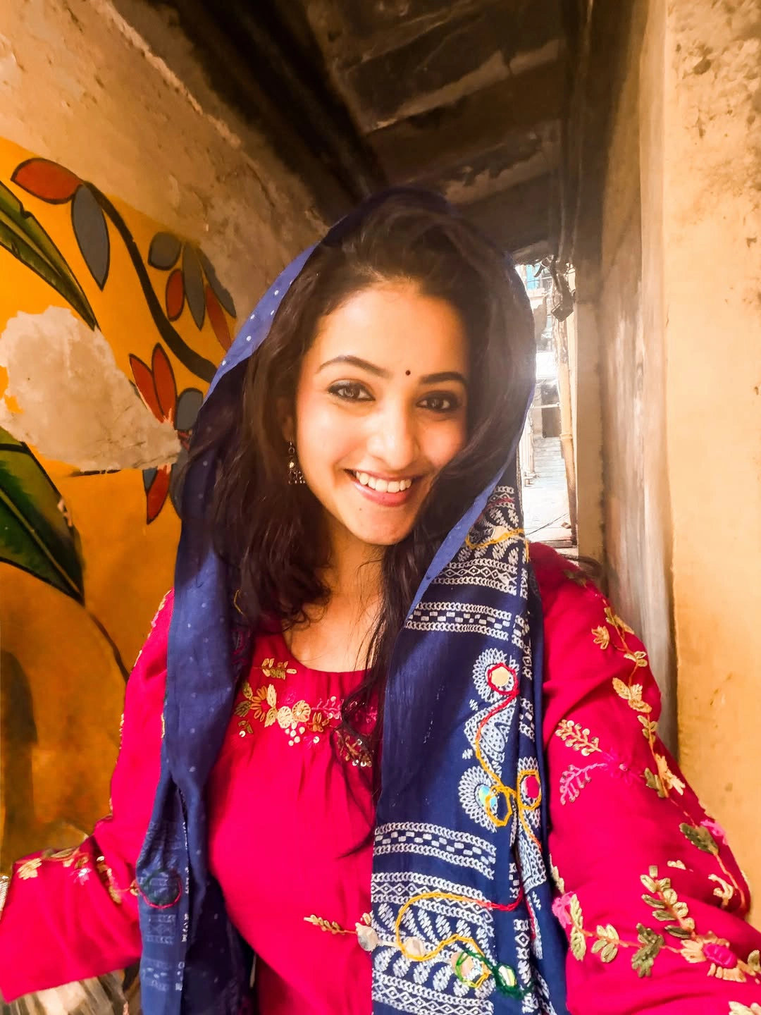 Deepika Pilli Roaming in Varanasi Streets