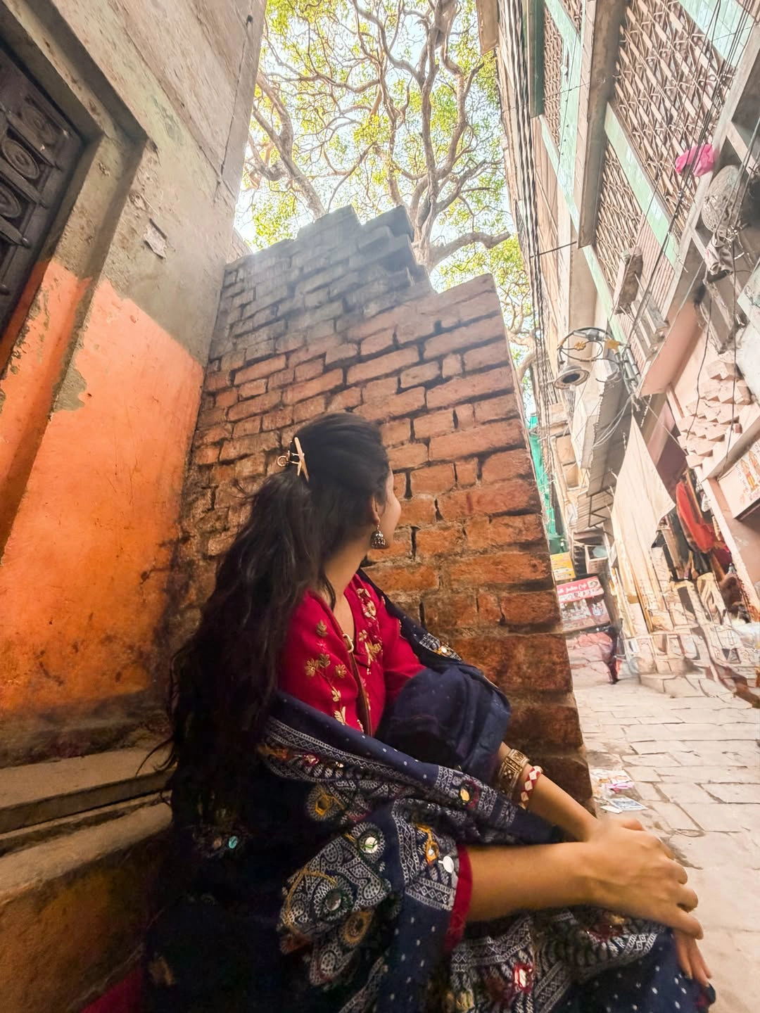 Deepika Pilli Roaming in Varanasi Streets