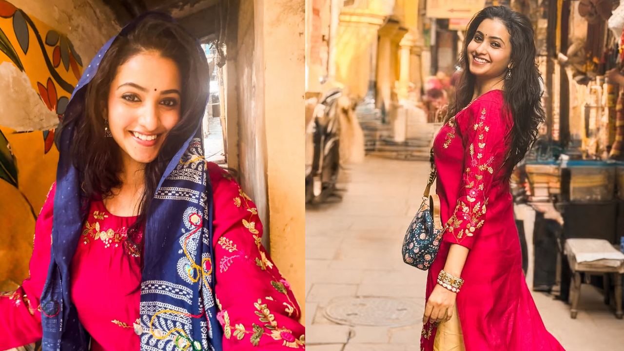 Deepika Pilli Roaming in Varanasi Streets
