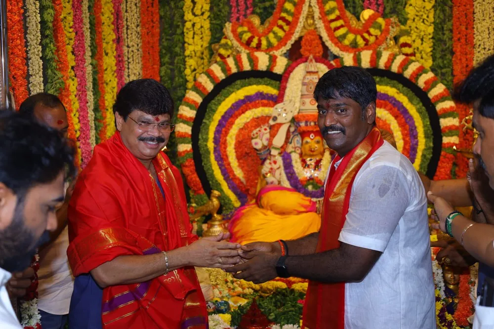 Director Boyapati Srinu visited Tatayyagunta Gangamma Temple in Tirupati