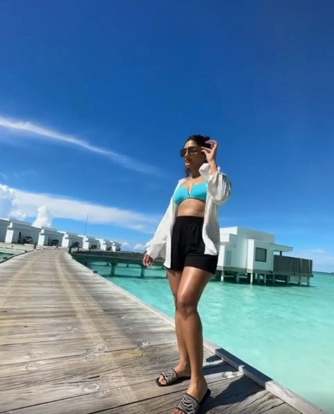 Eeshaa Rebba Enjoying Vacation in Maldives