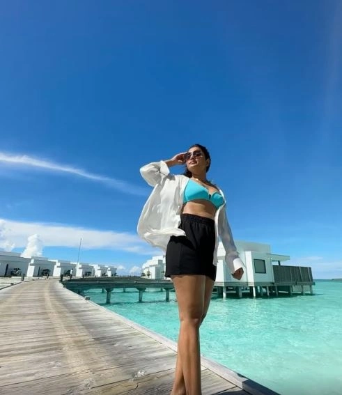 Eeshaa Rebba Enjoying Vacation in Maldives