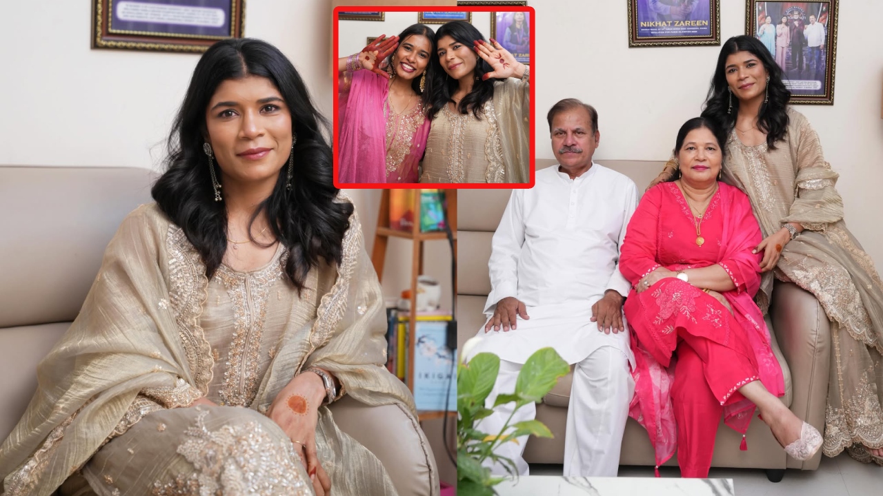 Nikhat Zareen : బ‌క్రీద్ స్పెష‌ల్.. విషెస్ చెబుతూ ఫ్యామిలీ ఫోటోలు షేర్ చేసిన బాక్స‌ర్ నిఖత్ జరీన్..