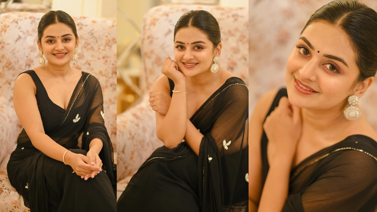 Esther anil : బ్లాక్ క‌ల‌ర్ శారీలో క్యూట్ స్మైల్‌తో దృశ్యం పాప‌.. కుర్రాళ్ల‌కు నిద్ర లేకుండా చేస్తున్న ఎస్తర్ అందాలు
