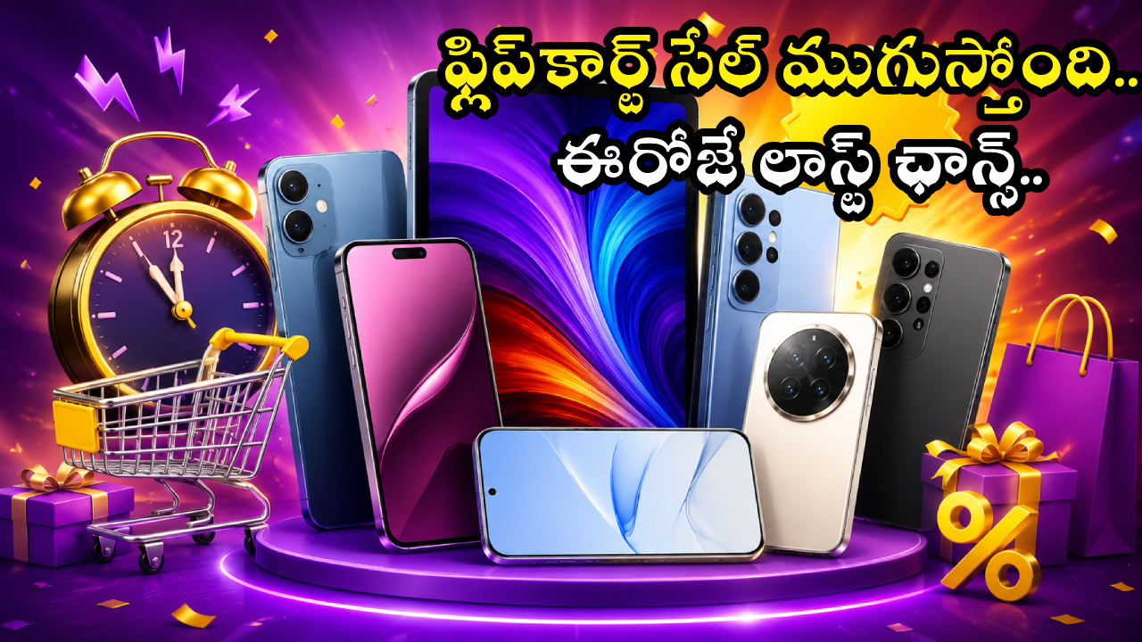 Flipkart Sasa Lele Sale : ఫ్లిప్‌కార్ట్ సేల్ ముగుస్తోంది.. ఈరోజే లాస్ట్ ఛాన్స్.. స్మార్ట్ ఫోన్లు, టాబ్లెట్లపై బెస్ట్ డీల్స్‌ మిస్ అవ్వకండి..!