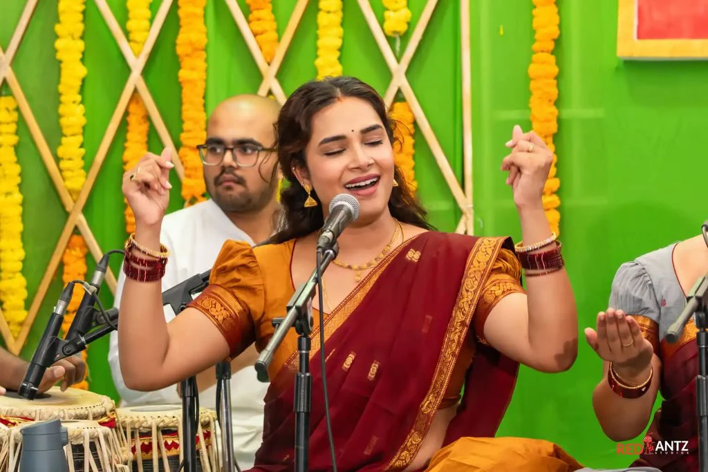 Hari Teja Devotional Program with her Sister