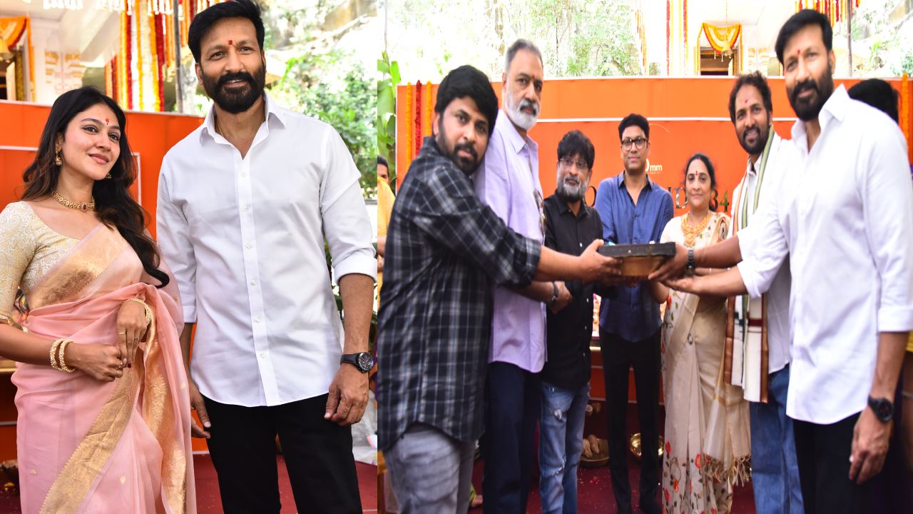 Gopichand 34: పూజాకార్యక్రమాలతో మొదలైన గోపిచంద్- వెంకట్ కొత్త మూవీ.. ఫొటోలు వైరల్