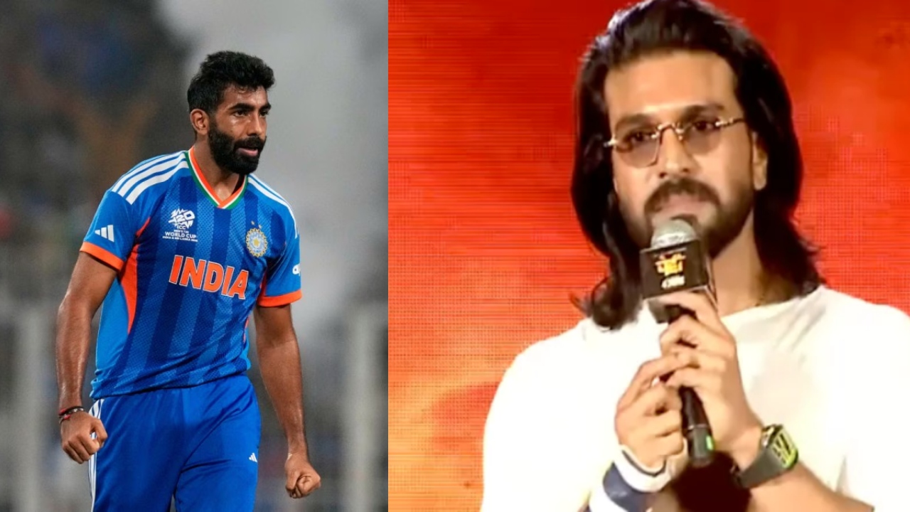 Ram Charan : జ‌స్‌ప్రీత్ బుమ్రాకు రామ్‌చ‌ర‌ణ్ క్ష‌మాప‌ణ‌లు.. జ‌న‌సందోహం, హంగామా మ‌ధ్య అలా జ‌రిగిపోయింది