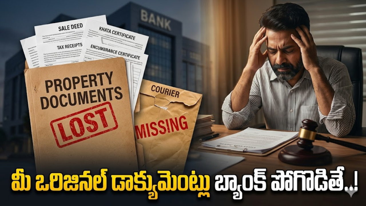 Home Loan Documents : లోన్ పెట్టి ఇల్లు కొన్నారా? మీ ఒరిజినల్ డాక్యుమెంట్లు బ్యాంక్ పోగొడితే..!