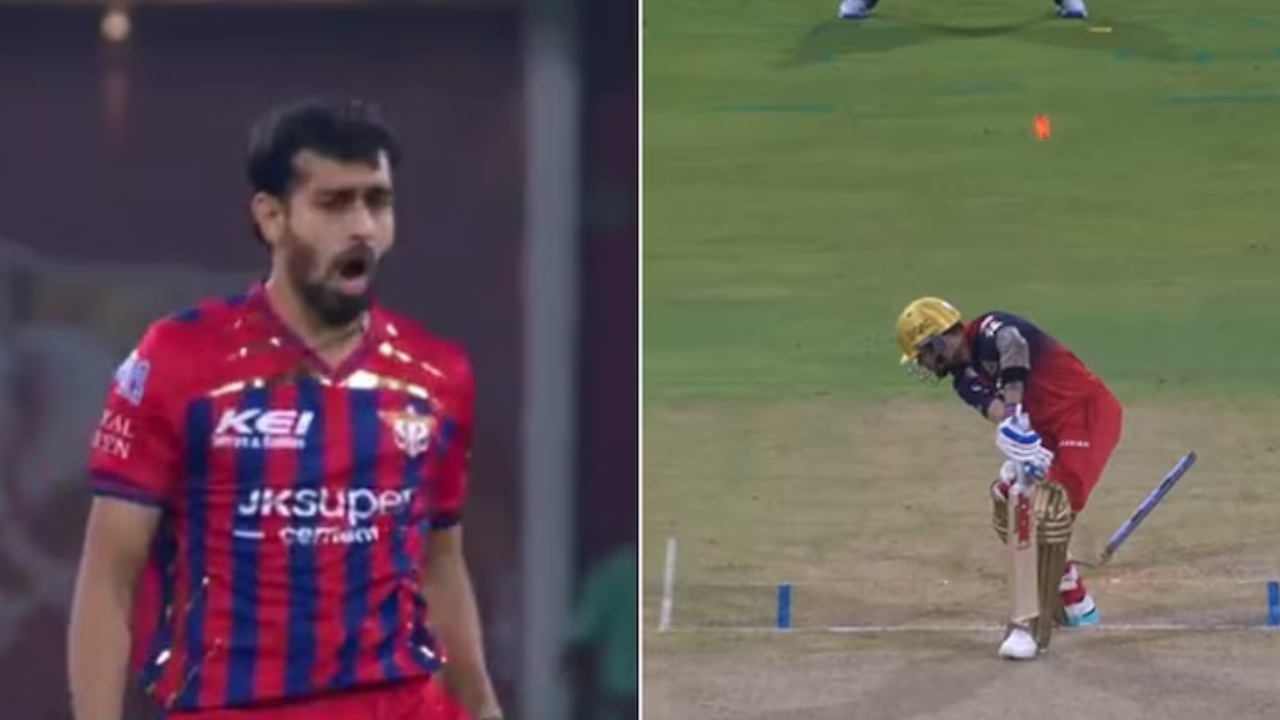 IPL 2026 : బాబోయ్.. కోహ్లీకే దిమ్మతిరిగే షాకిచ్చిన యువ బౌలర్.. సర్రుమంటూ దూసుకొచ్చింది.. వీడియో చూస్తే షాకవ్వాల్సిందే!