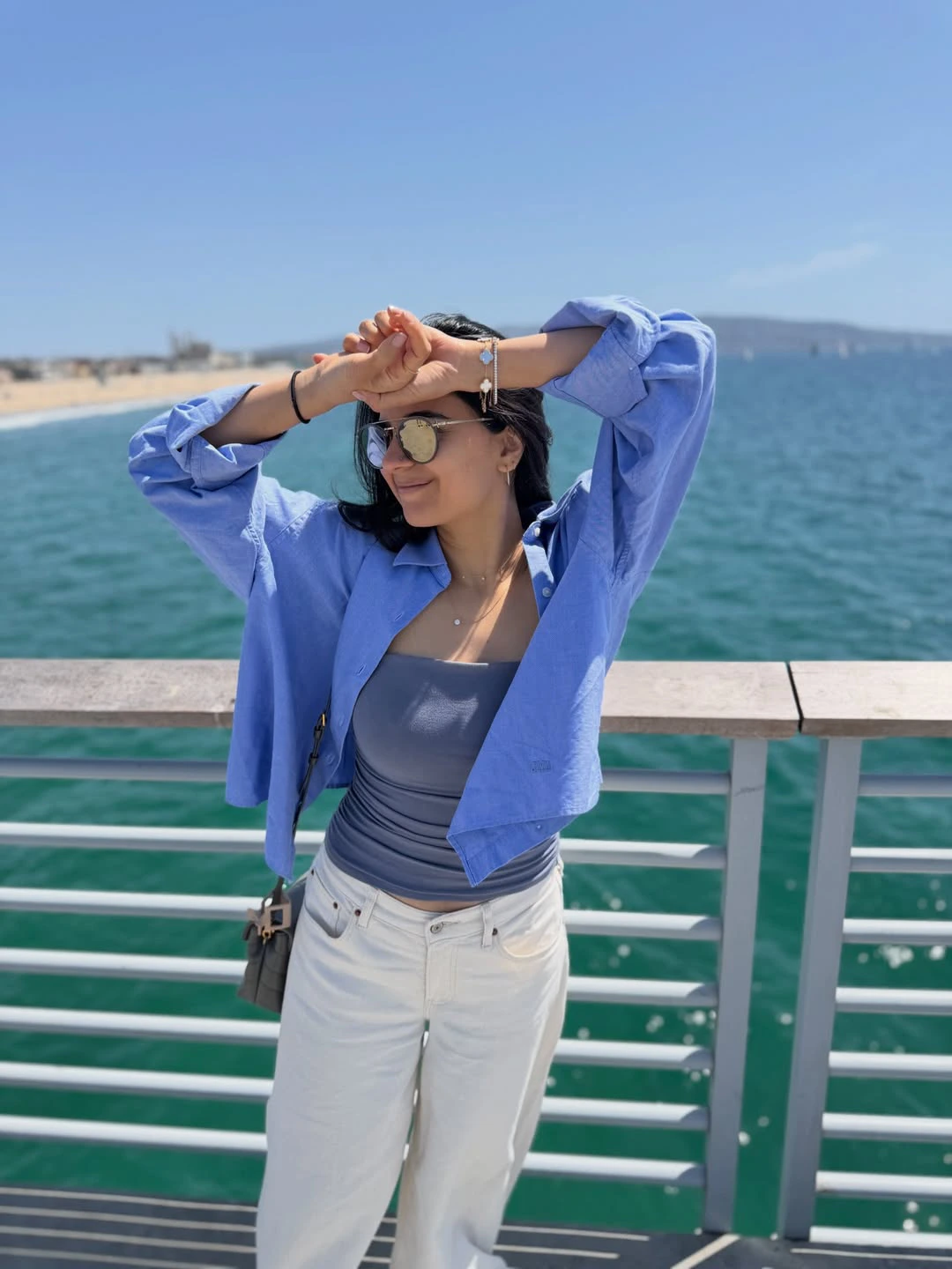 Fauzi Actress Imanvi Enjoying Vacation