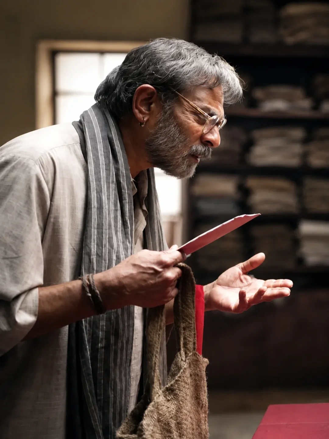 Jagapathi Babu Working Stills From Peddi Movie