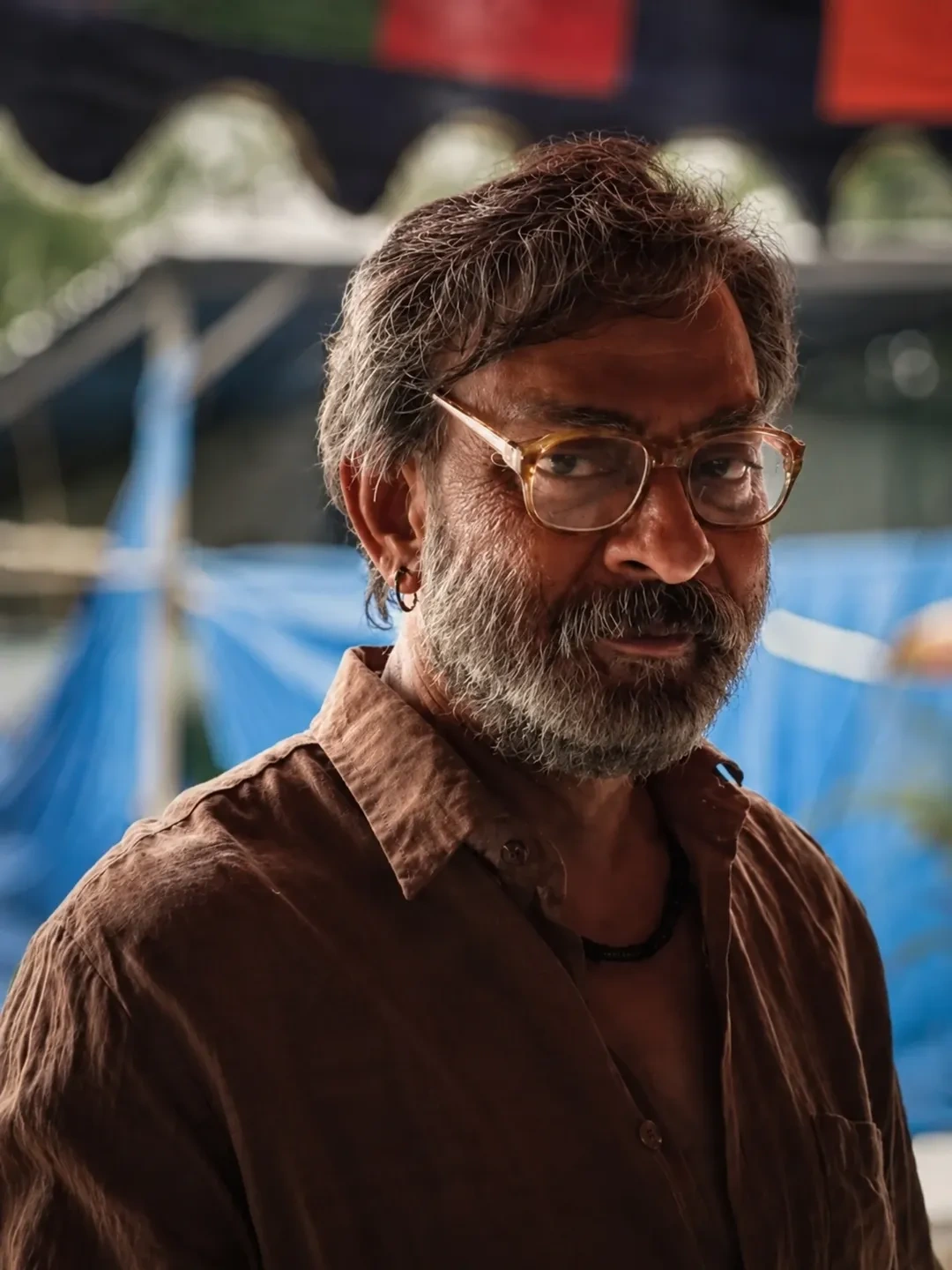 Jagapathi Babu Working Stills From Peddi Movie