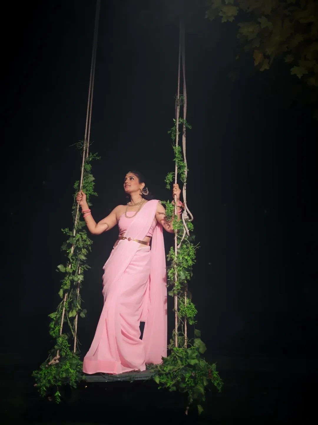 Karuunaa Bhushan Stunning Looks in Saree
