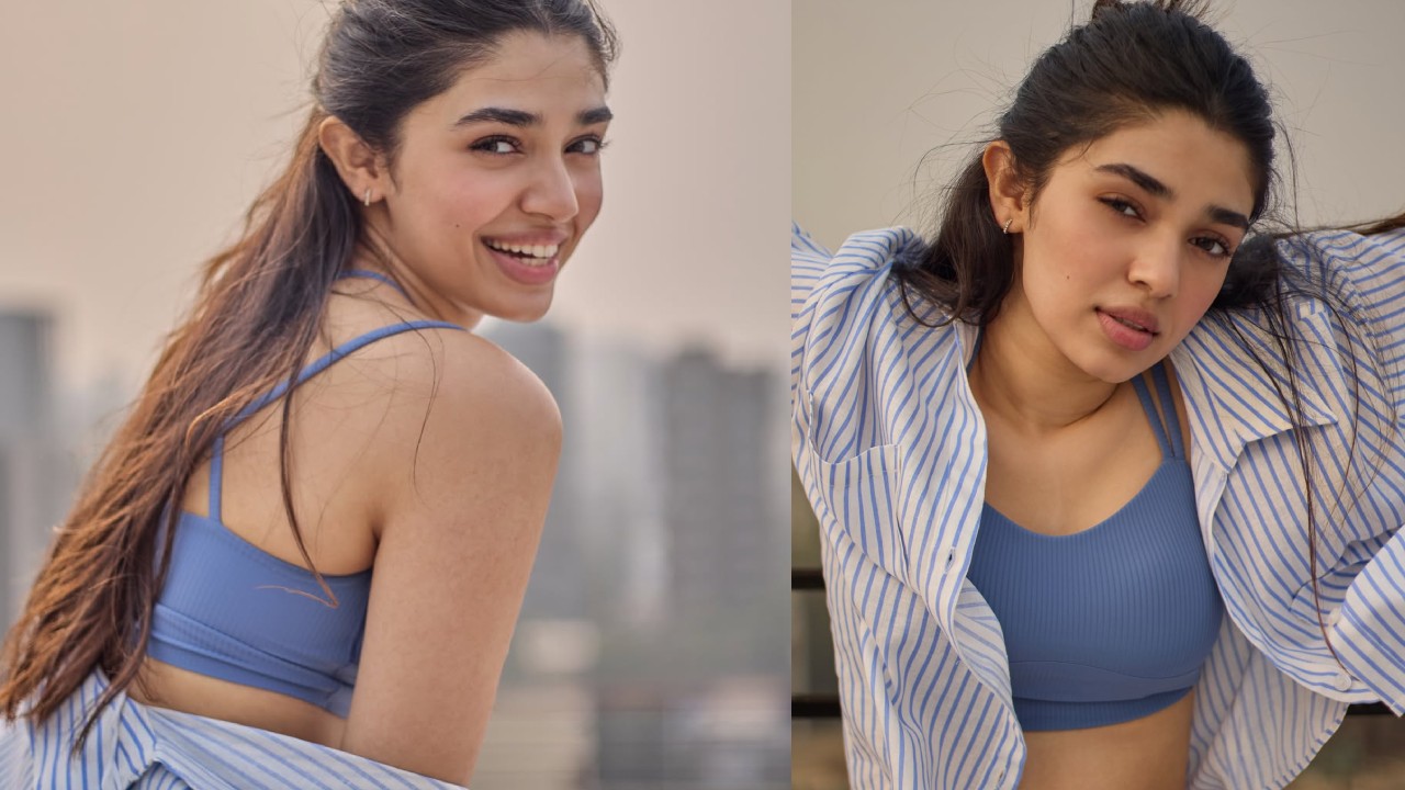 Krithi Shetty : షర్ట్ బటన్స్ తీసేసి.. కృతిశెట్టి స్మైలీ లుక్స్..