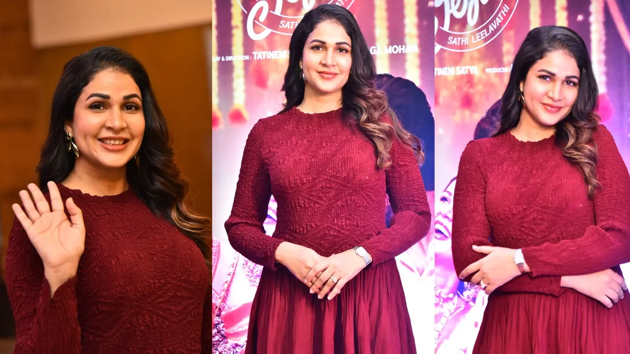 Lavanya Tripathi Cute Looks in Sathi leelavathi Promotions
