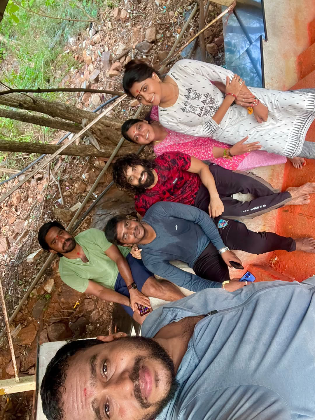 Mad for Each Other show winners Vasanthi and Pawan visited Tirumala (1)