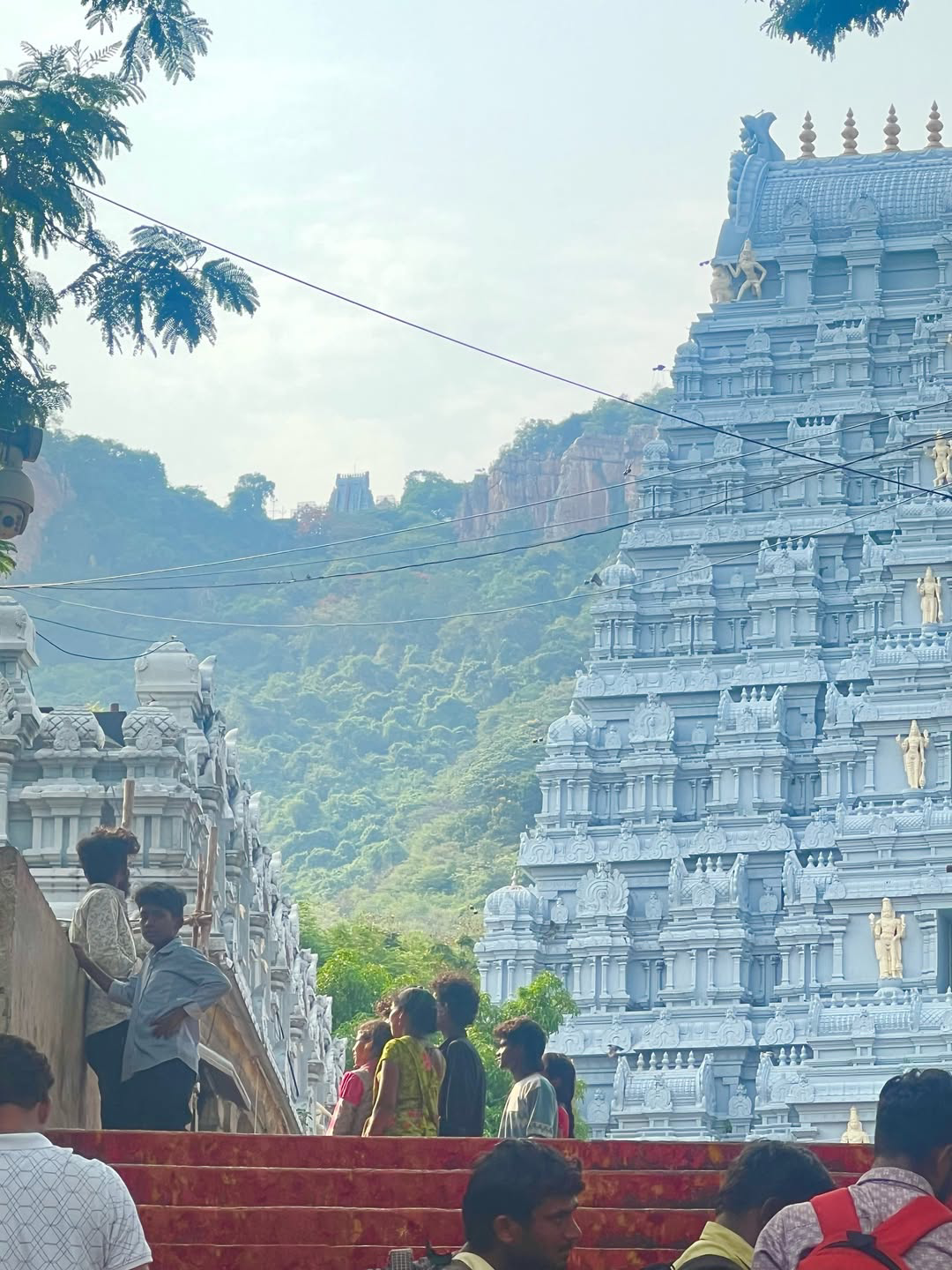 Mad for Each Other show winners Vasanthi and Pawan visited Tirumala (1)