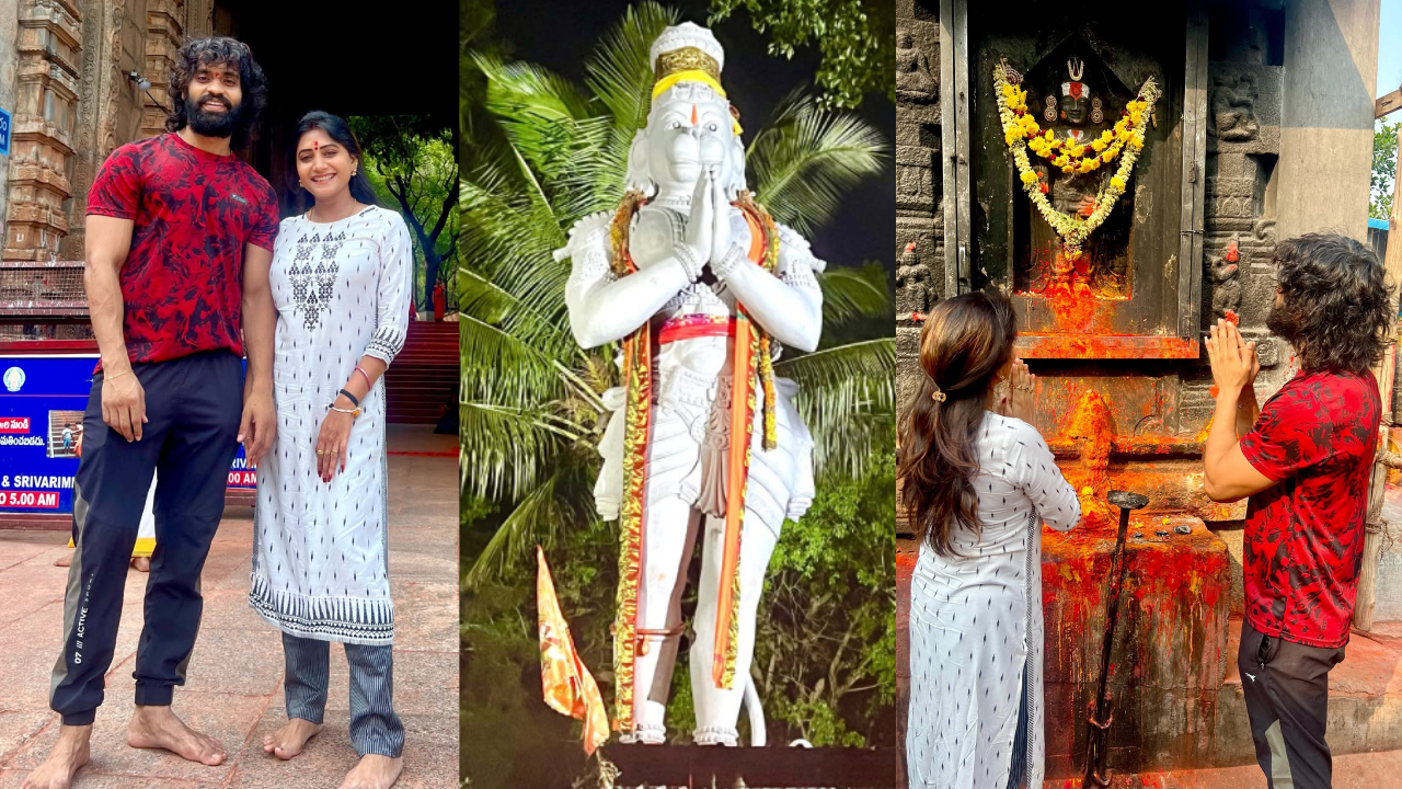 Vasanthi-Pawan: తిరుమలలో ‘మ్యాడ్ ఫర్ ఈచ్ అదర్’ షో విన్నర్స్.. స్వామివారి దర్శనంలో వాసంతి-పవన్