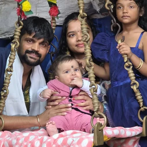 Rangasthalam Fame Mahesh Achanta Family Photos