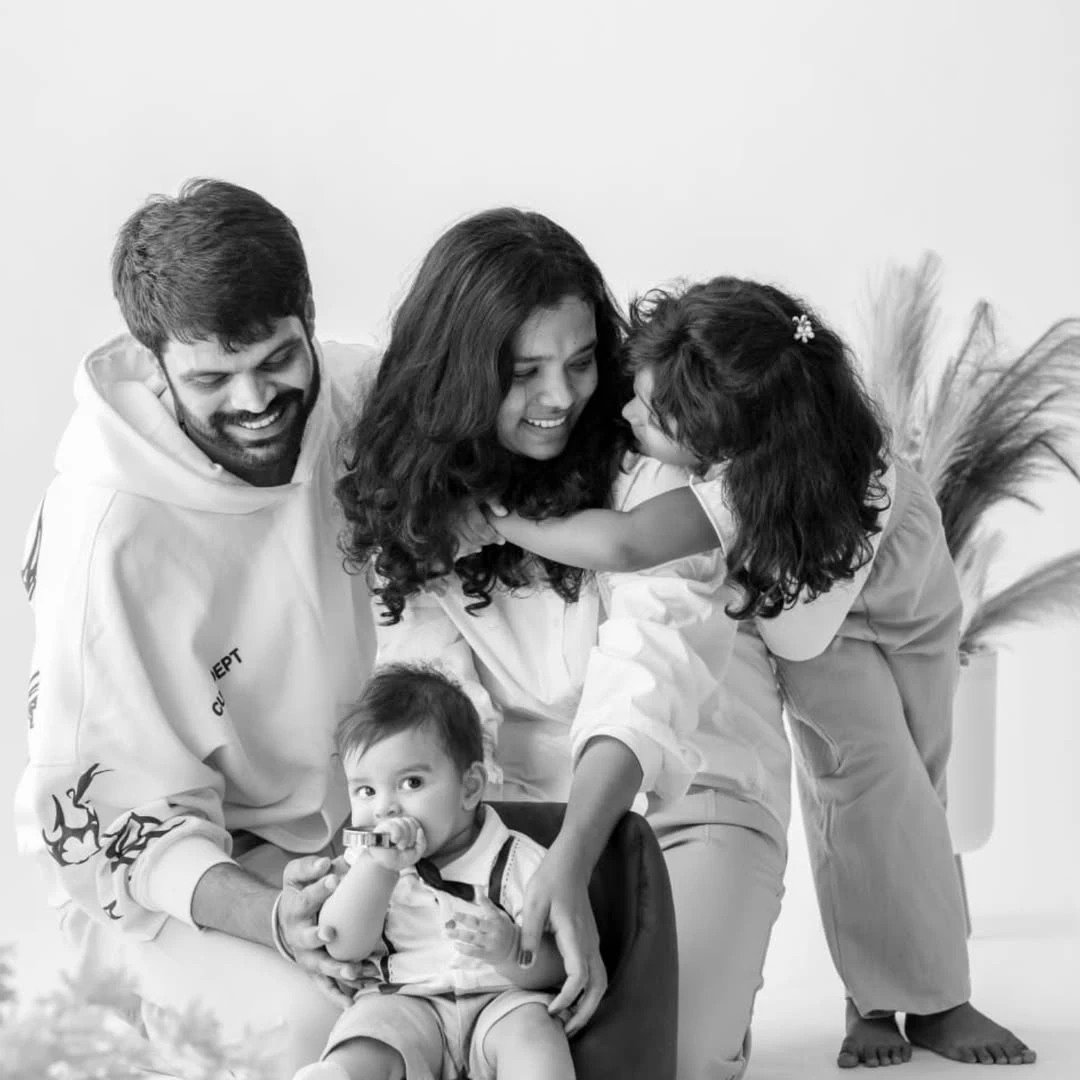 Rangasthalam Fame Mahesh Achanta Family Photos